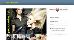 Desktop Screenshot of peluquerias.info